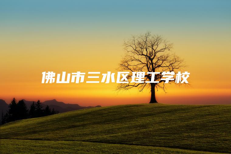 佛山市三水區理工學(xué)校