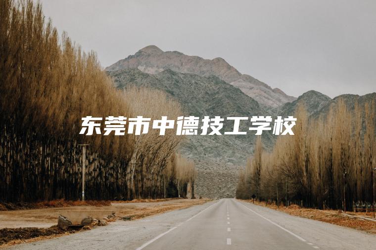 東莞市中德技工學(xué)校