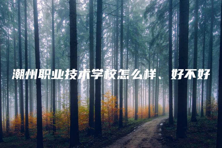 潮州職業(yè)技術(shù)學(xué)校怎么樣、好不好