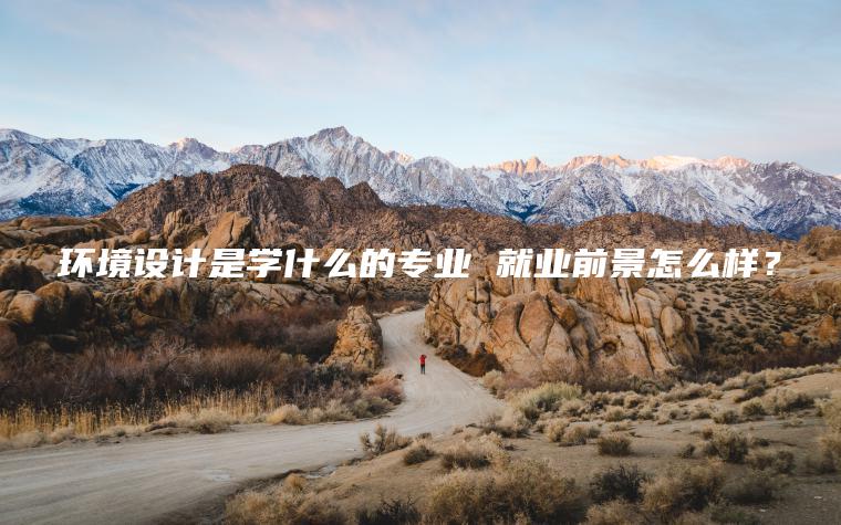 環(huán)境設計是學(xué)什么的專(zhuān)業(yè) 就業(yè)前景怎么樣？