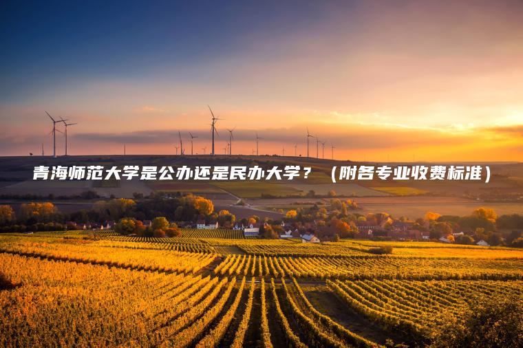 青海師范大學(xué)是公辦還是民辦大學(xué)？（附各專(zhuān)業(yè)收費標準）