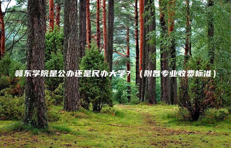 贛東學(xué)院是公辦還是民辦大學(xué)？（附各專(zhuān)業(yè)收費標準）
