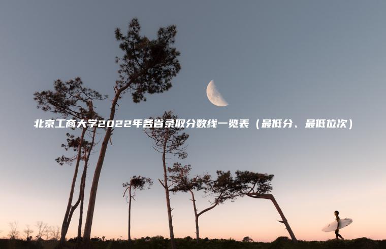北京工商大學(xué)2022年各省錄取分數線(xiàn)一覽表（最低分、最低位次）