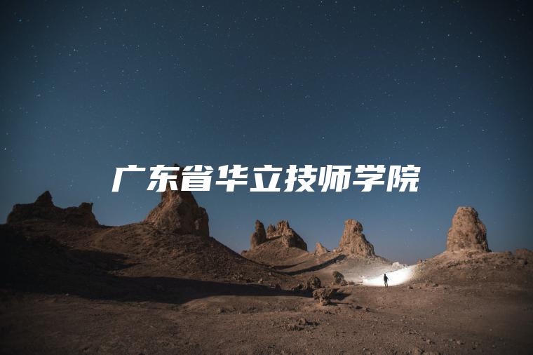 廣東省華立技師學(xué)院