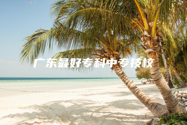 廣東最好專(zhuān)科中專(zhuān)技校