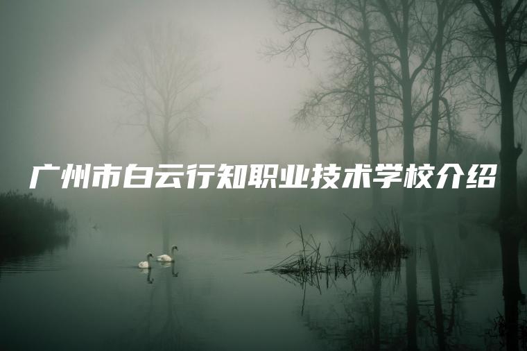 廣州市白云行知職業(yè)技術(shù)學(xué)校介紹