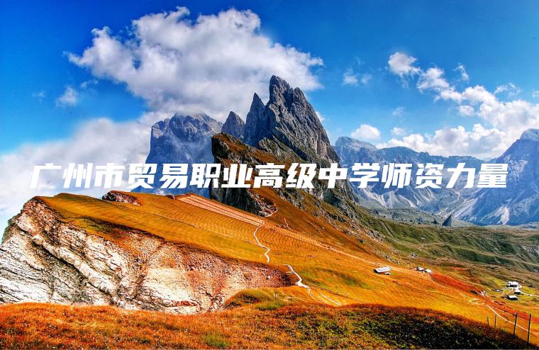 廣州市貿易職業(yè)高級中學(xué)師資力量