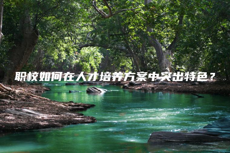 職校如何在人才培養方案中突出特色？