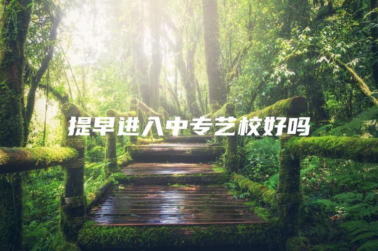 提早進(jìn)入中專(zhuān)藝校好嗎
