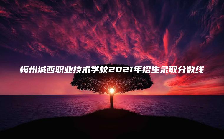 梅州城西職業(yè)技術(shù)學(xué)校2021年招生錄取分數線(xiàn)
