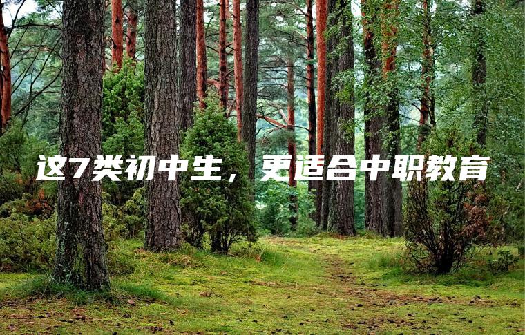 這7類(lèi)初中生，更適合中職教育