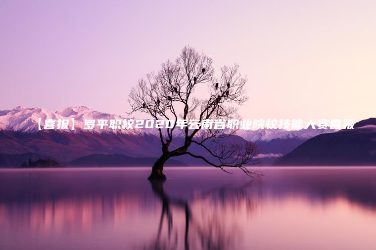 【喜報】羅平職校2020年云南省職業(yè)院校技能大賽喜報