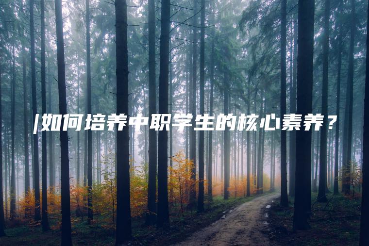 |如何培養中職學(xué)生的核心素養？