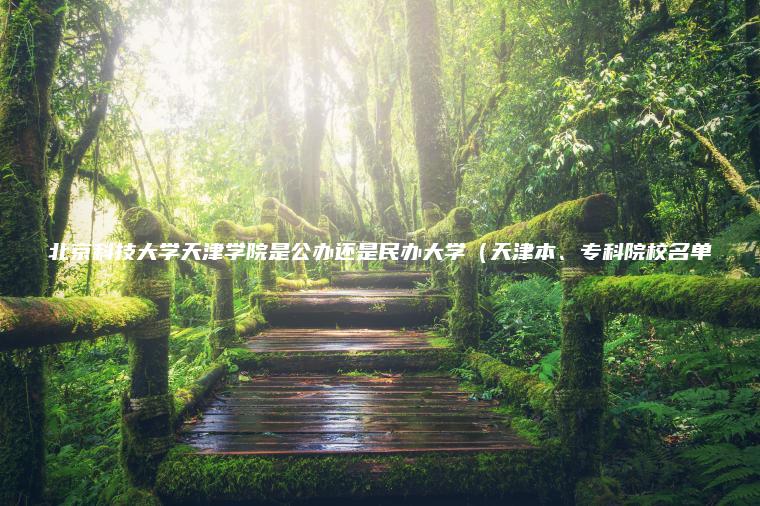 北京科技大學(xué)天津學(xué)院是公辦還是民辦大學(xué)（天津本、專(zhuān)科院校名單