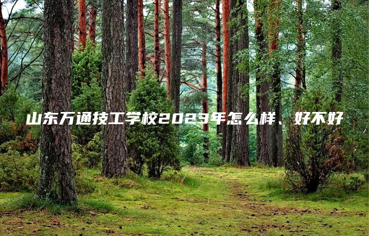 山東萬(wàn)通技工學(xué)校2023年怎么樣、好不好