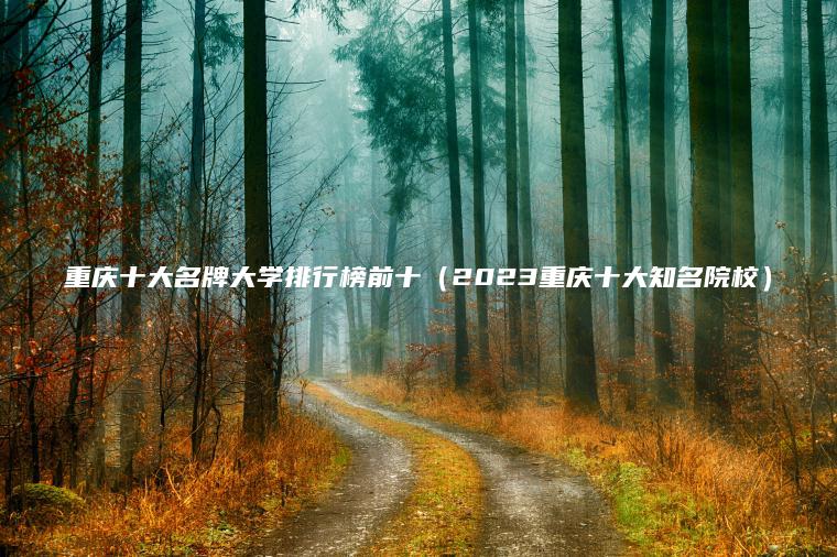 重慶十大名牌大學(xué)排行榜前十（2023重慶十大知名院校）