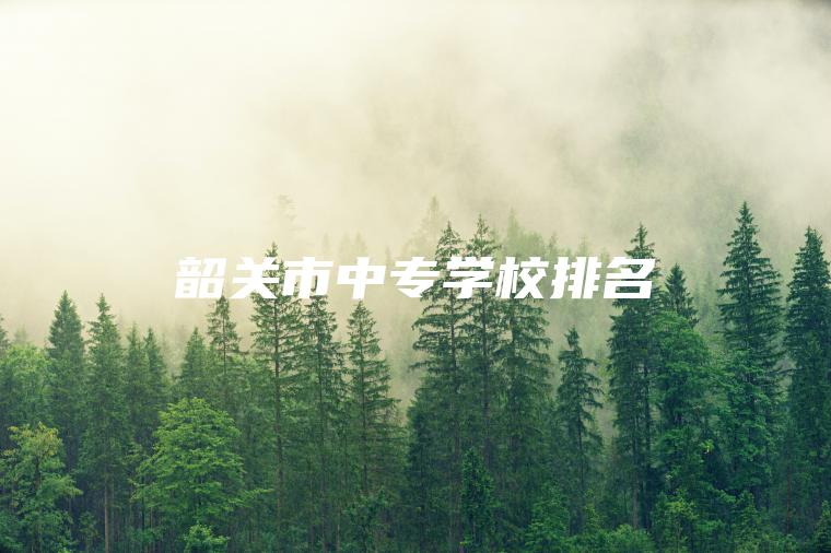 韶關(guān)市中專(zhuān)學(xué)校排名