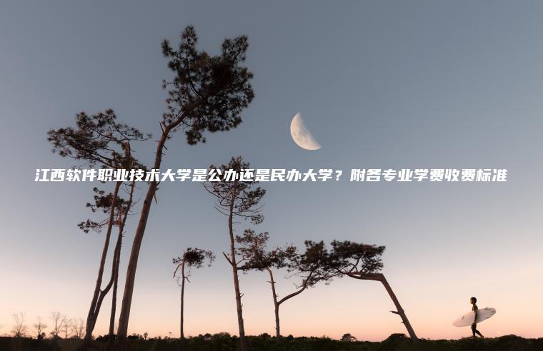 江西軟件職業(yè)技術(shù)大學(xué)是公辦還是民辦大學(xué)？附各專(zhuān)業(yè)學(xué)費收費標準