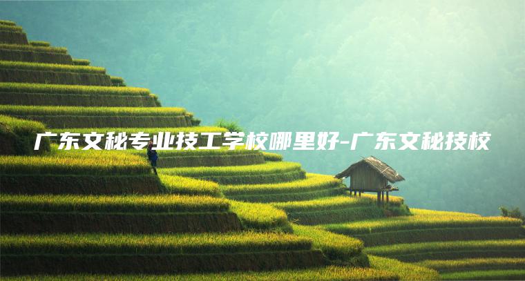 廣東文秘專(zhuān)業(yè)技工學(xué)校哪里好-廣東文秘技校