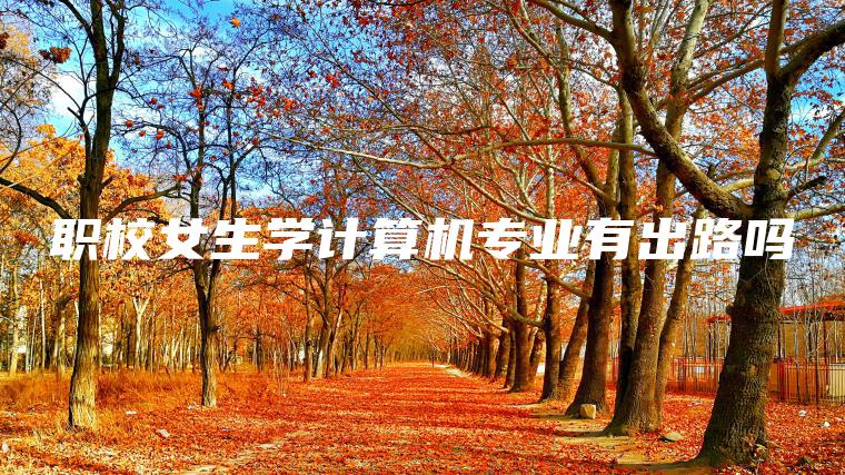 職校女生學(xué)計算機專(zhuān)業(yè)有出路嗎