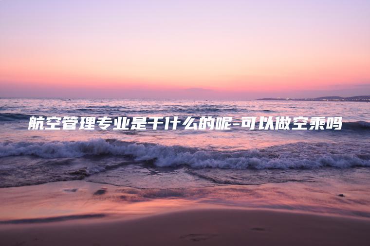 航空管理專(zhuān)業(yè)是干什么的呢-可以做空乘嗎