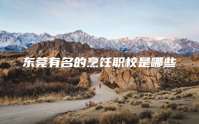 東莞有名的烹飪職校是哪些
