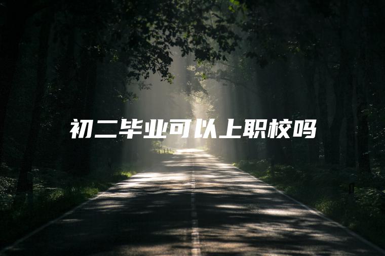初二畢業(yè)可以上職校嗎