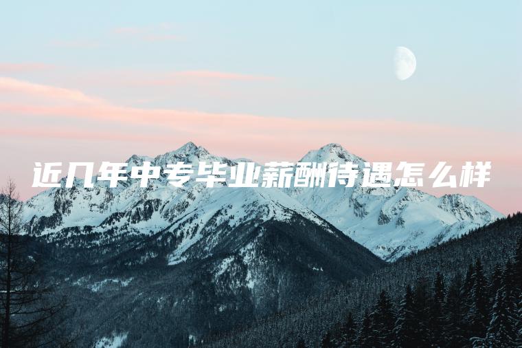 近幾年中專(zhuān)畢業(yè)薪酬待遇怎么樣