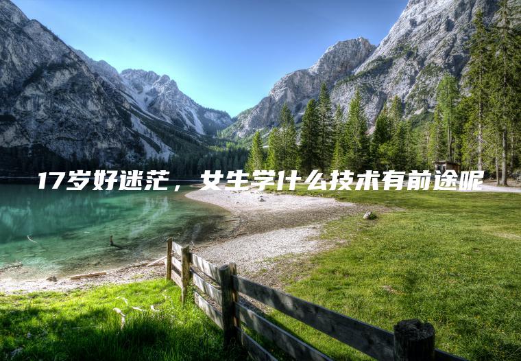 17歲好迷茫，女生學(xué)什么技術(shù)有前途呢