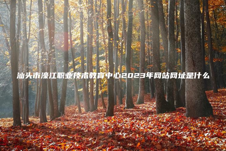 汕頭市濠江職業(yè)技術(shù)教育中心2023年網(wǎng)站網(wǎng)址是什么